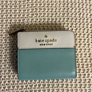 Kate Spade Blue and White Wallet